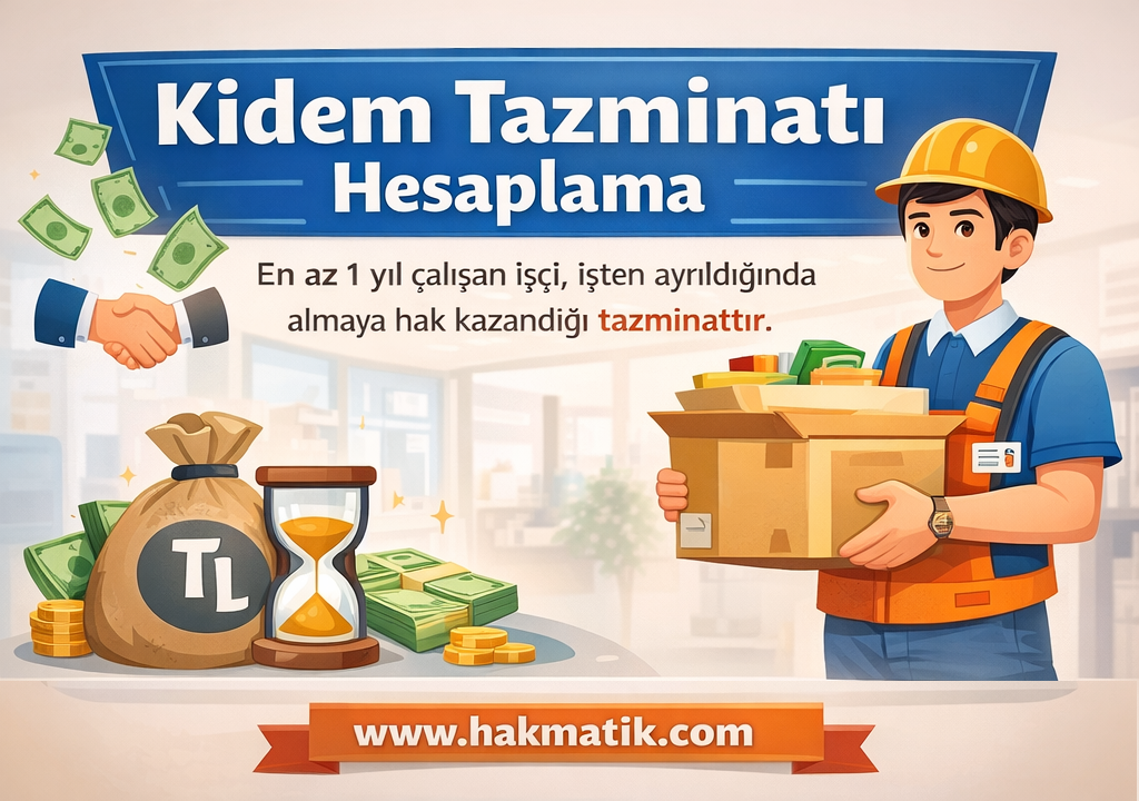 Kıdem tazminatı hesaplama formülü ve süreç infografiği